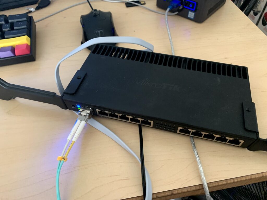 10 gigabit inter-VLAN with a Mikrotik RB4011